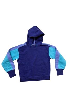 ⭐️ NWT- All in Motion Hoodie in Dark Purple & Teal Accent- small/ 6/6x